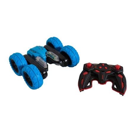 Auto de batería Acrobático control remoto Azul/negro