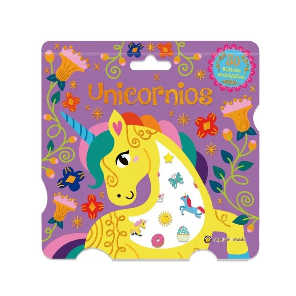UNICORNIOS-STICKERS ACOLCHADITOS UNICORNIOS-STICKERS ACOLCHADITOS