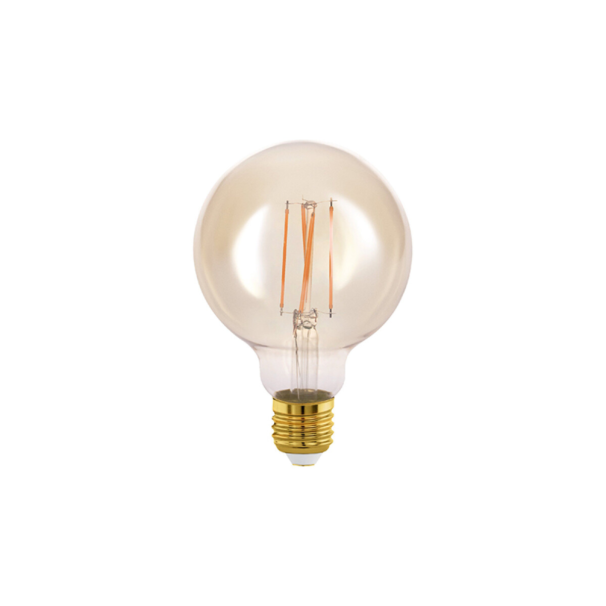 Lámpara LED globo ámbar G95 E27 4W cálida 350Lm - EG5302 