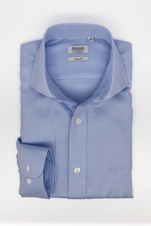 Camisa Annoni Royal Oxford Italian Collar Camisa Annoni Royal Oxford Italian Collar