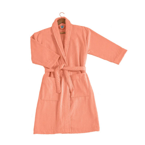Bata Baño Velour Perola Dohler Algodón Talle M - G SALMON