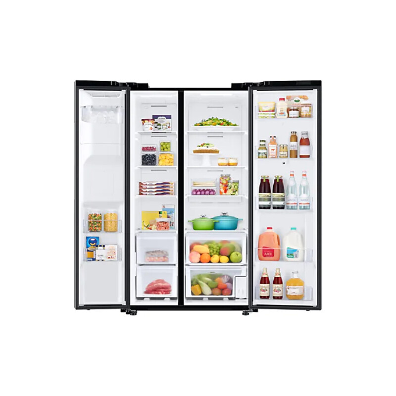 Heladera Side by Side de 585 L Family Hub + Microondas 23 L de Regalo Heladera Side by Side de 585 L Family Hub + Microondas 23 L de Regalo