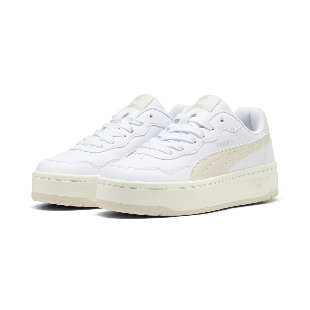 Championes Puma Court Lally Skye de Mujer - 400368 08 - Blanco-arena 