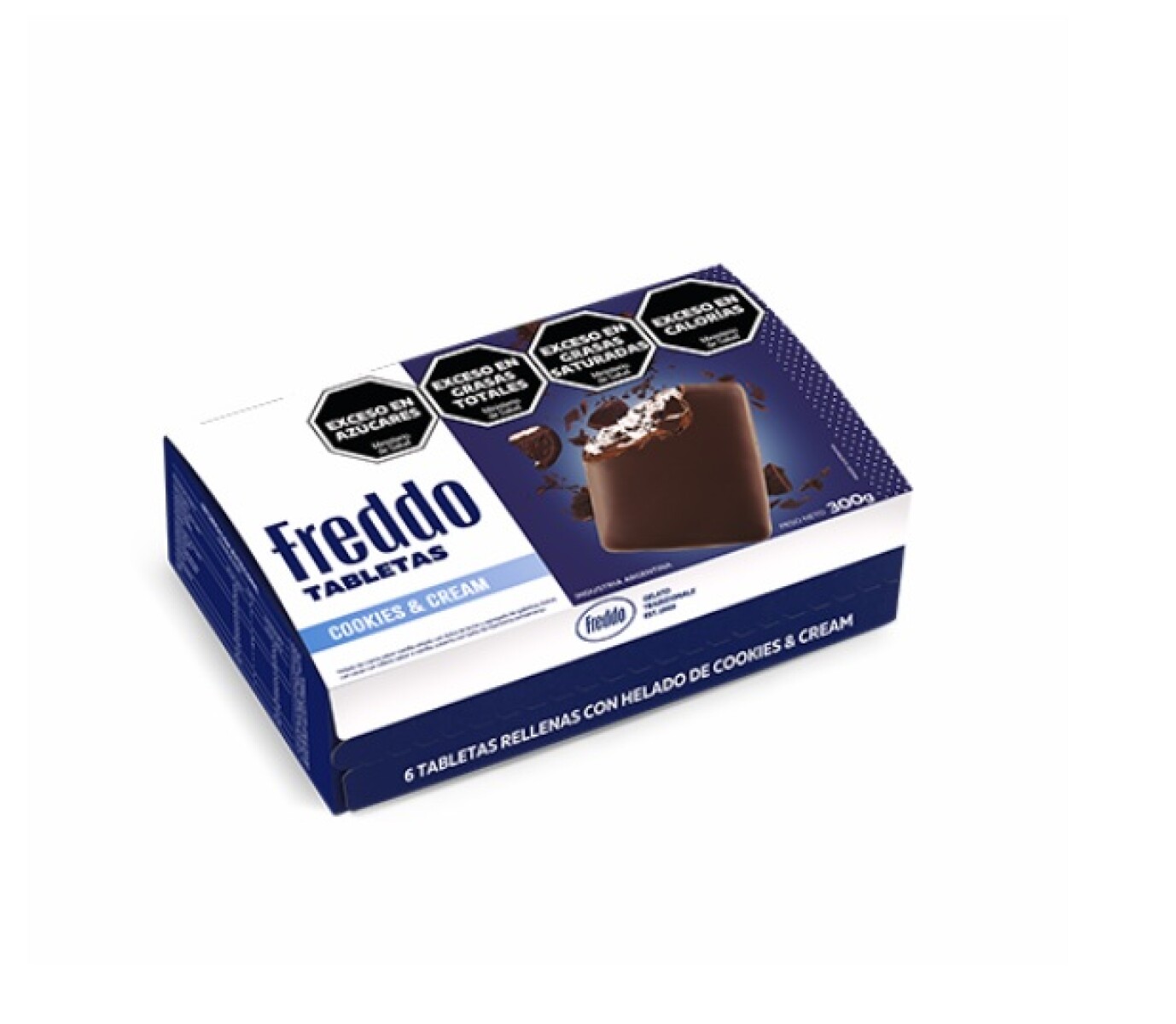 TABLETA RELLENA COOKIES FREDDO X6 