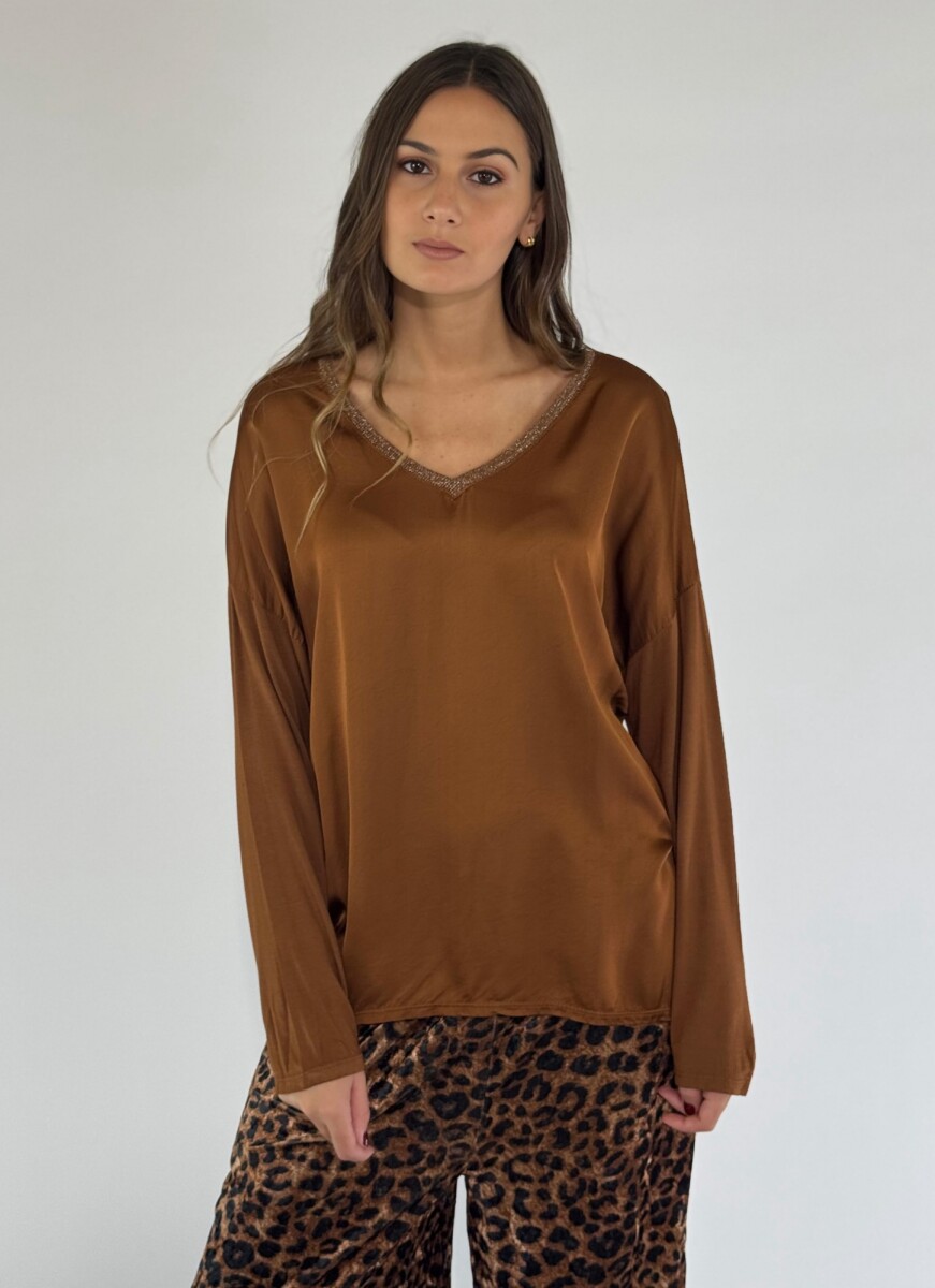 BLUSA IMELDA - TERRACOTA 