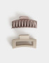 Broches Sets Carey Set De Broches Matte - Combinacion Bicolor