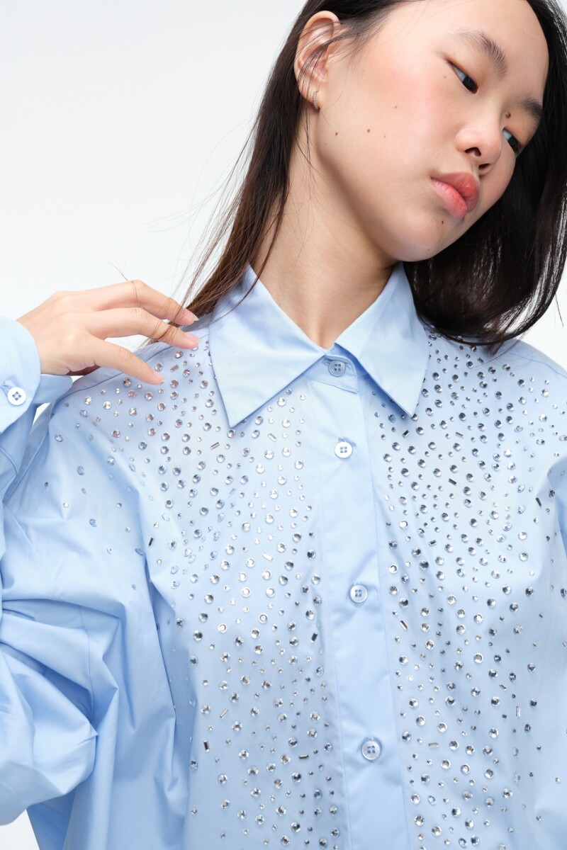 CAMISA Celeste