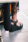 Sandalia Elegante Sport Negro