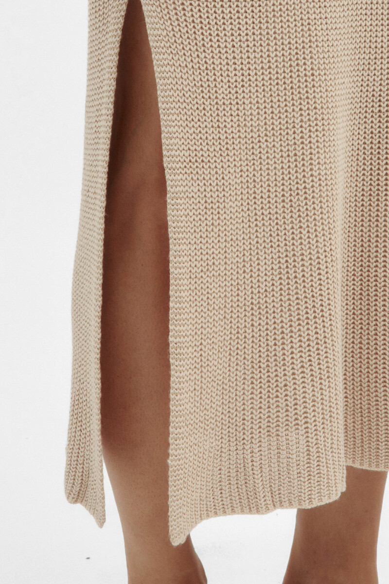 ELI KNIT DRESS Latte