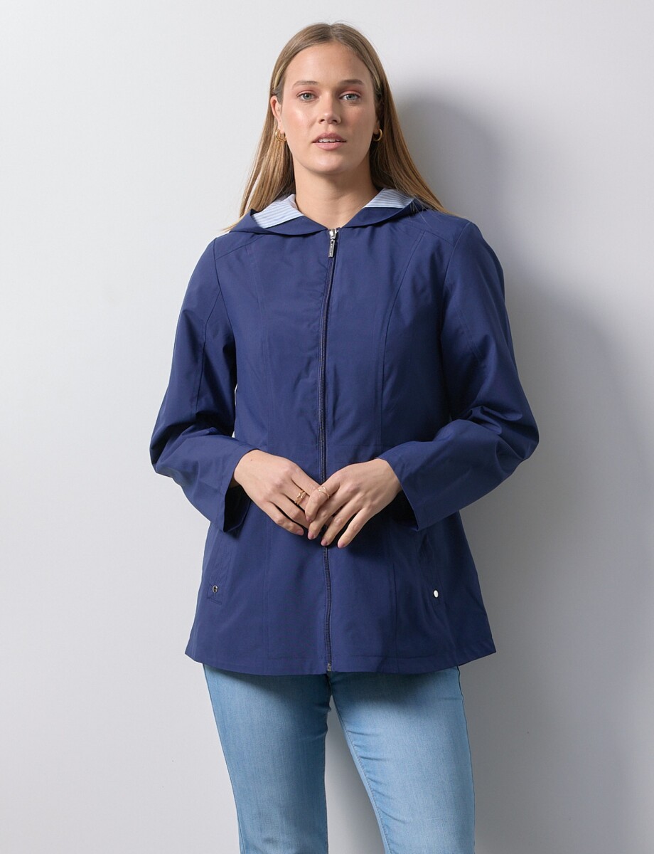 Campera Impermeable - Azul 