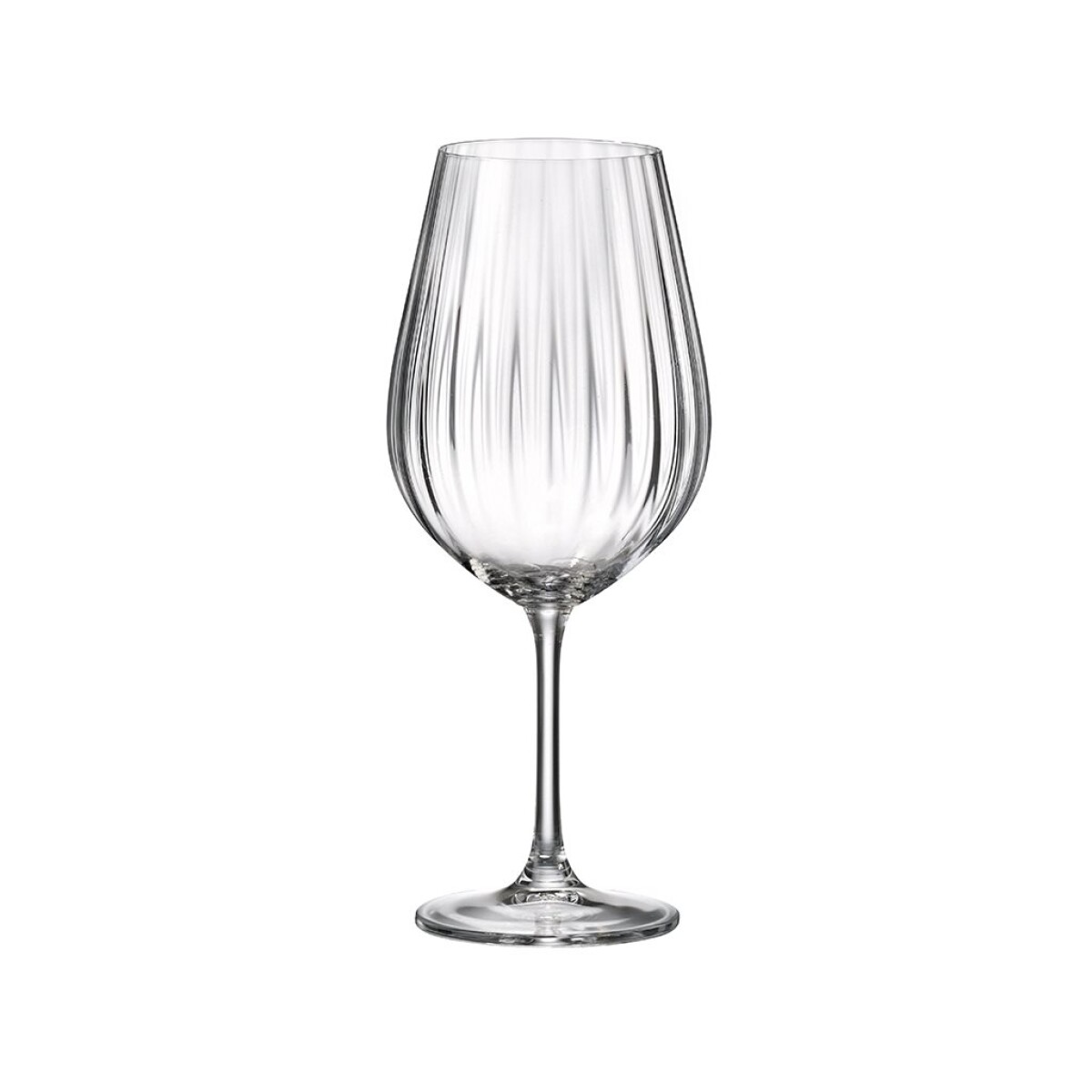 SET 6 COPAS VINO 690ML SARAH WATERFALL BOHEMIA 