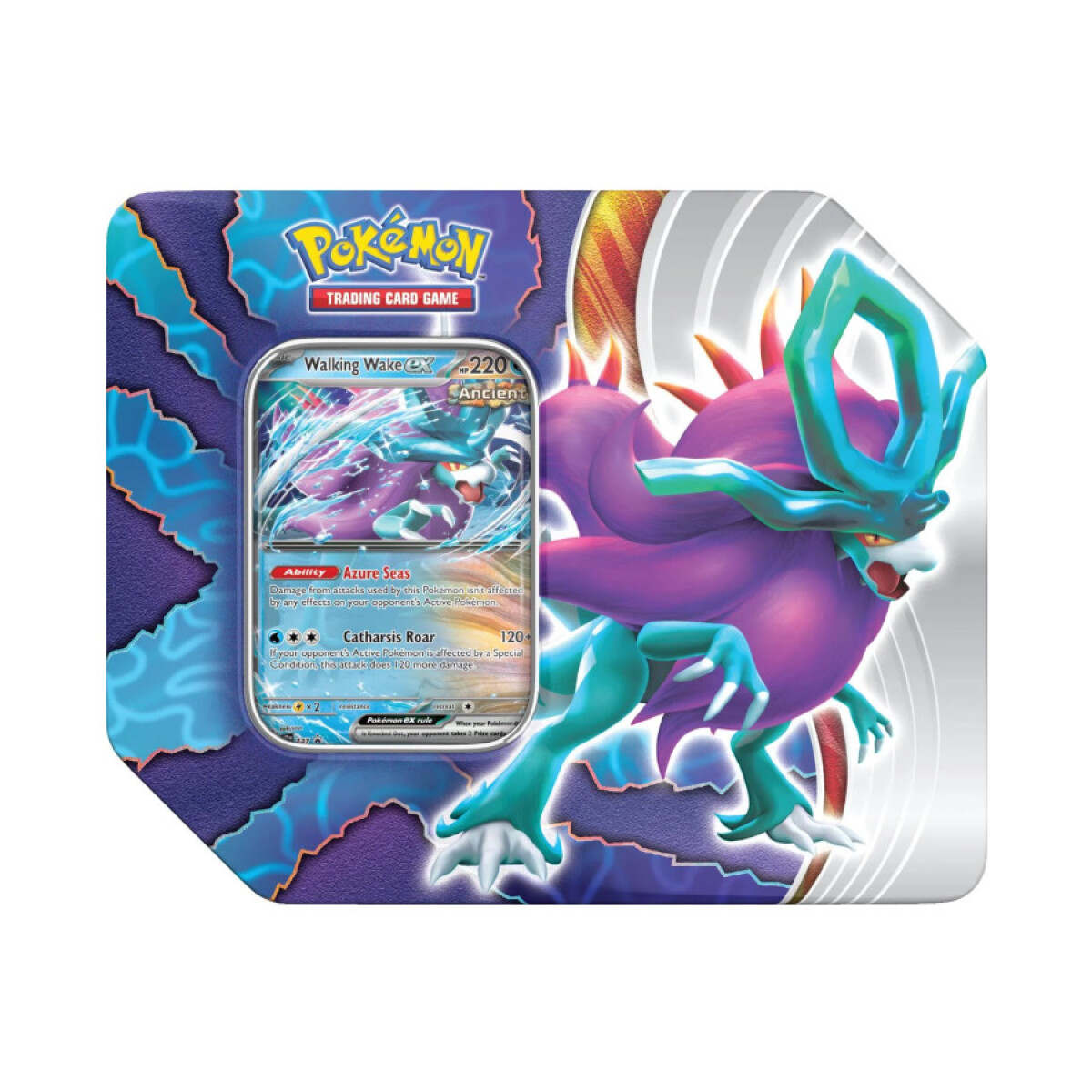 Pokemon TCG: Tin Epic Clashing - Walking Wake EX [Inglés] 