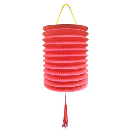 Adorno de Papel Tubo Rojo