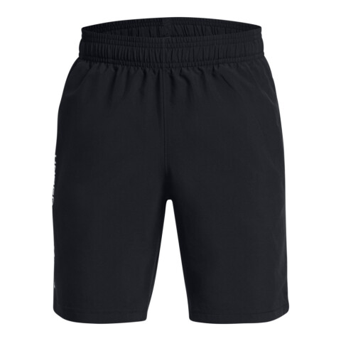 UA Tech Woven Wordmark Short-BLU BLK-001