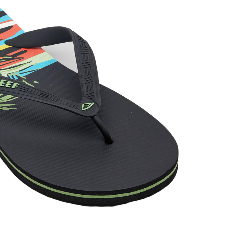 Ojotas Reef Seaside Prints Retro Horizon - Negro Ojotas Reef Seaside Prints Retro Horizon - Negro
