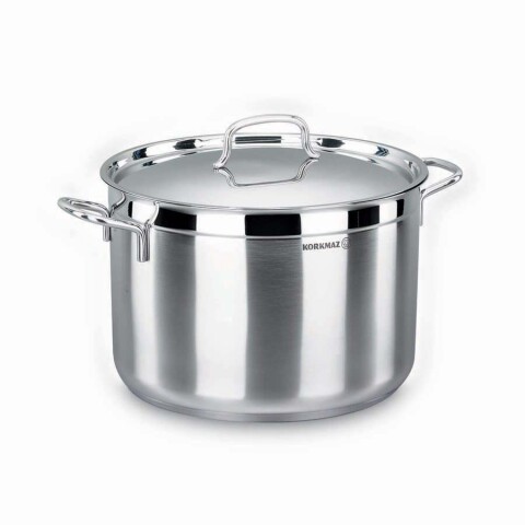 OLLA 8.5LTS AC. INOX C/TAPA ALFA KORKMAZ. 26X16CM OLLA 8.5LTS AC. INOX C/TAPA ALFA KORKMAZ. 26X16CM