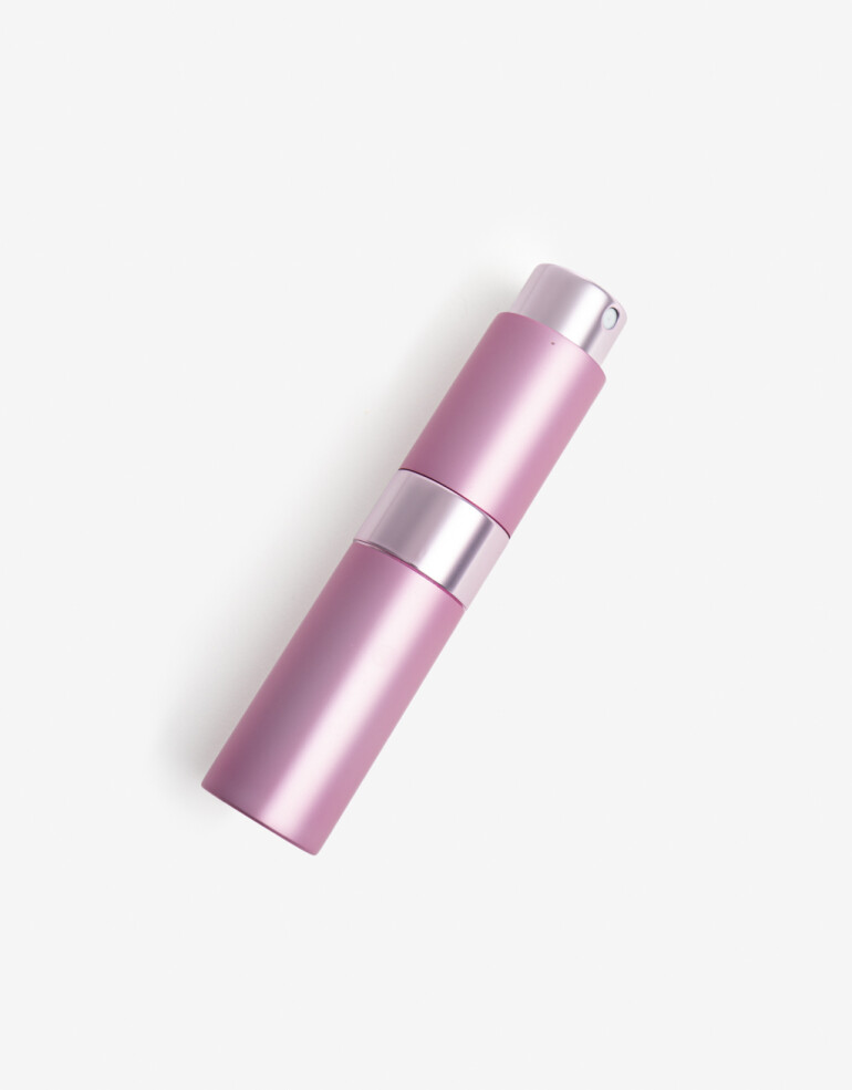 Complementos de Cosmética Herramientas corporales Perfumero Recargable De Cartera - Rosa Metalizado