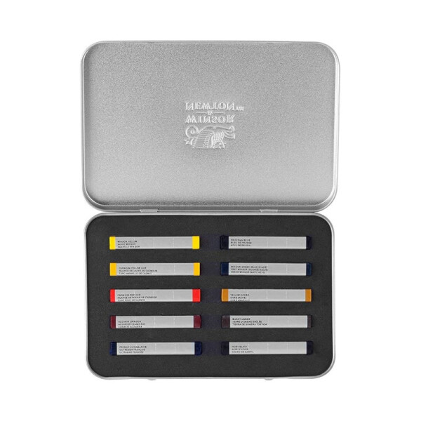 Acuarela Winsor en barra x 10 colores Única