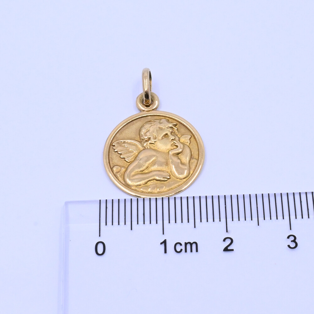 Medalla angel oro 18k. Medalla angel oro 18k.