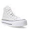 Championes de Mujer Converse Chuck Taylor All Star Lift Platform Canvas Gris - Blanco - Negro