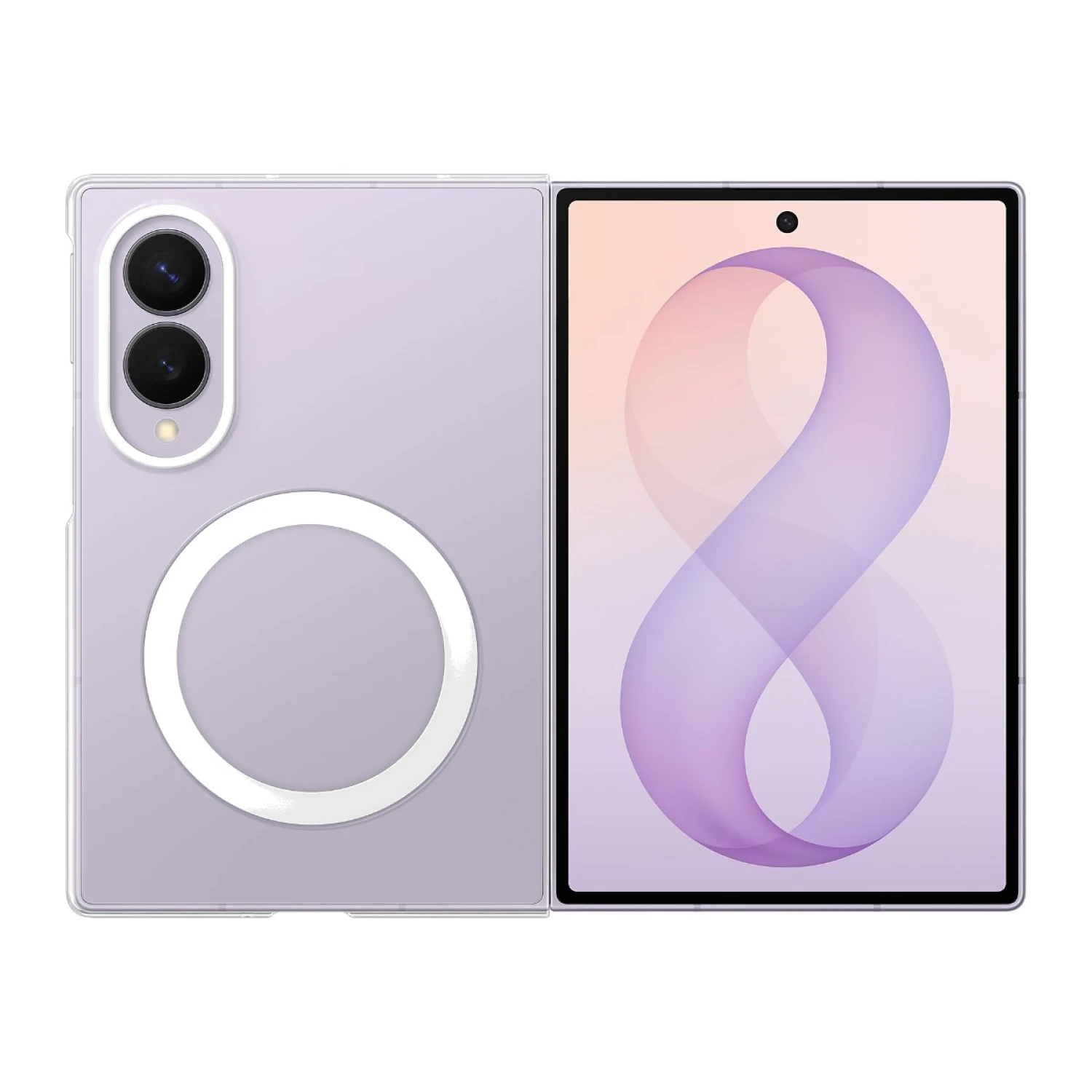 Funda Samsung Clear Magnet Transparente para Galaxy Z Fold8