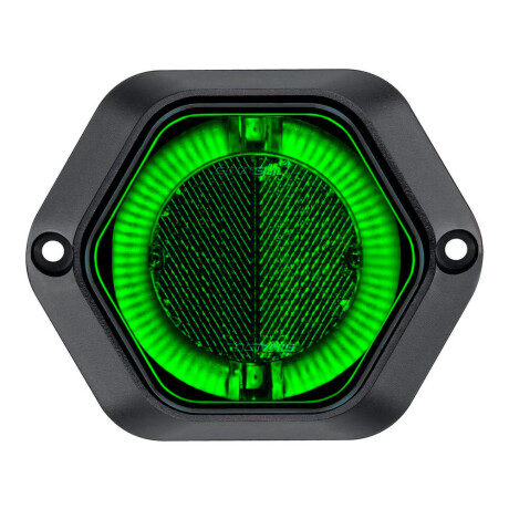 FAROL - FARO POSICION HEXAGONAL VERDE LED 12/24V GUIA AZUL - FAROL - FARO POSICION HEXAGONAL VERDE LED 12/24V GUIA AZUL -