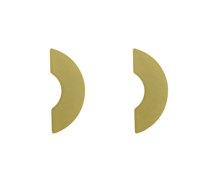 Caravana de Mujer Miss Carol Caravana metalica geometrica Dorado