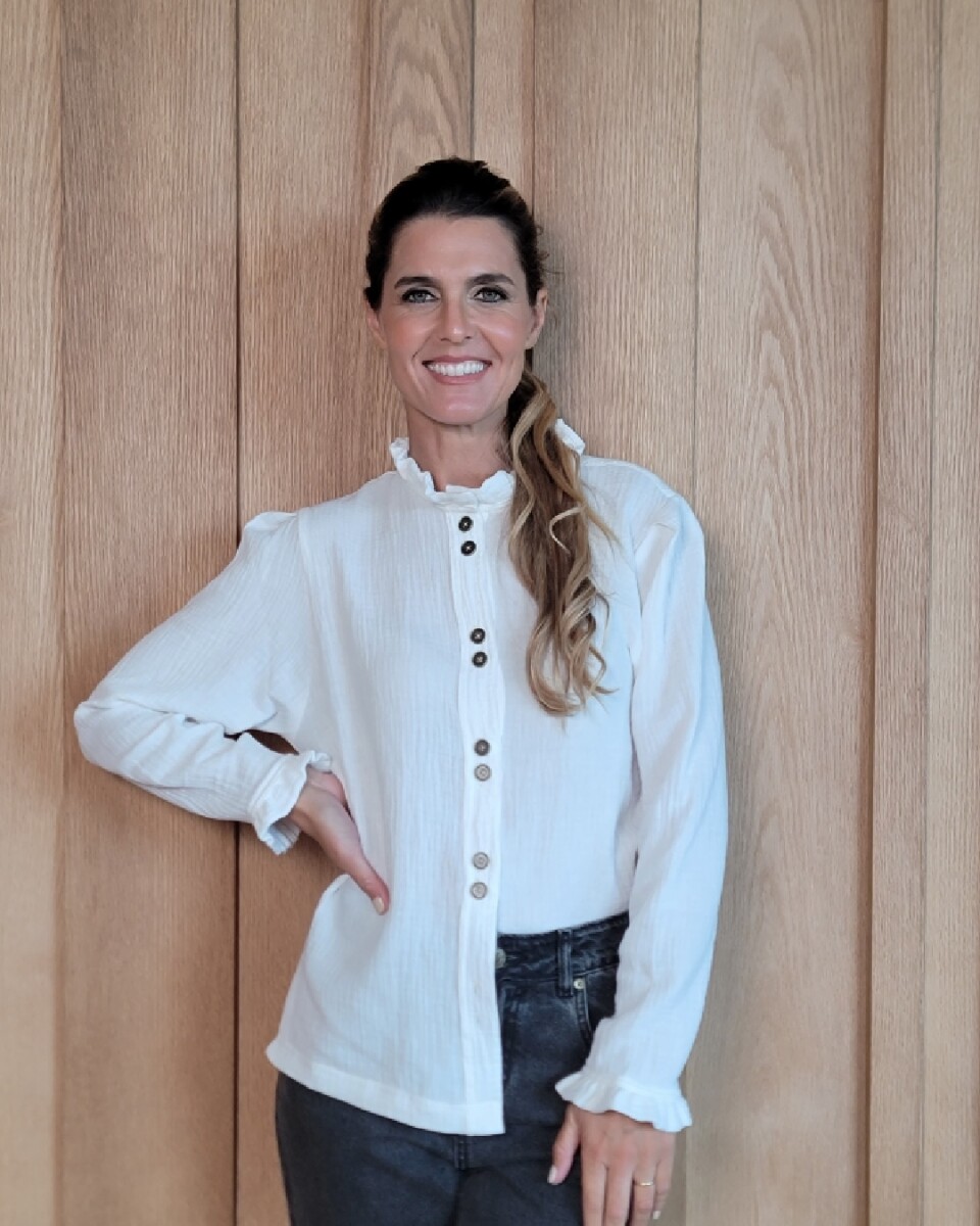 Camisa Mili - Muselina Crudo 
