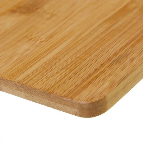 Tabla Bambu 40x30 Cm Con Canaleta Hts Hts Marrón Claro