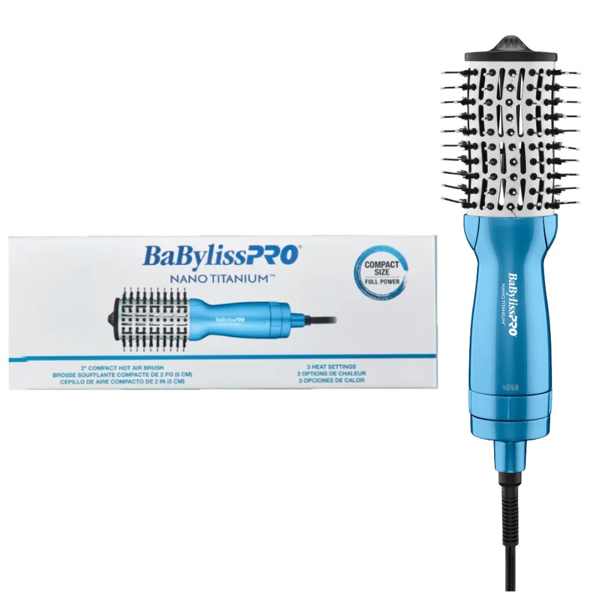 Cepillo Babyliss Mini Hot Brush 2 Compact BNTMHBUZ 