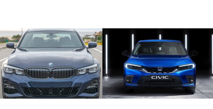 Comparativa: BMW Serie 3 330 vs Honda Civic E Hybrid