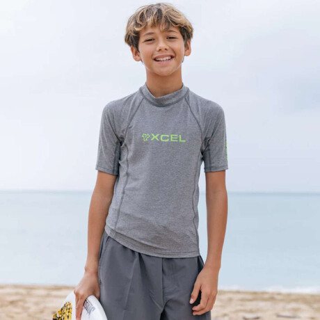 Lycra de niño XCEL Premium Stretch Solid Gris