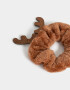 Skunzies Navidad Scrunchie Reno Navideño - Combinacion Bicolor