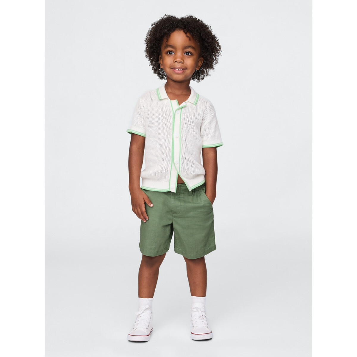 LINEN SHORT SP25 - TWIG 