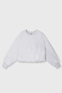 pleated sweater back stamp Gris