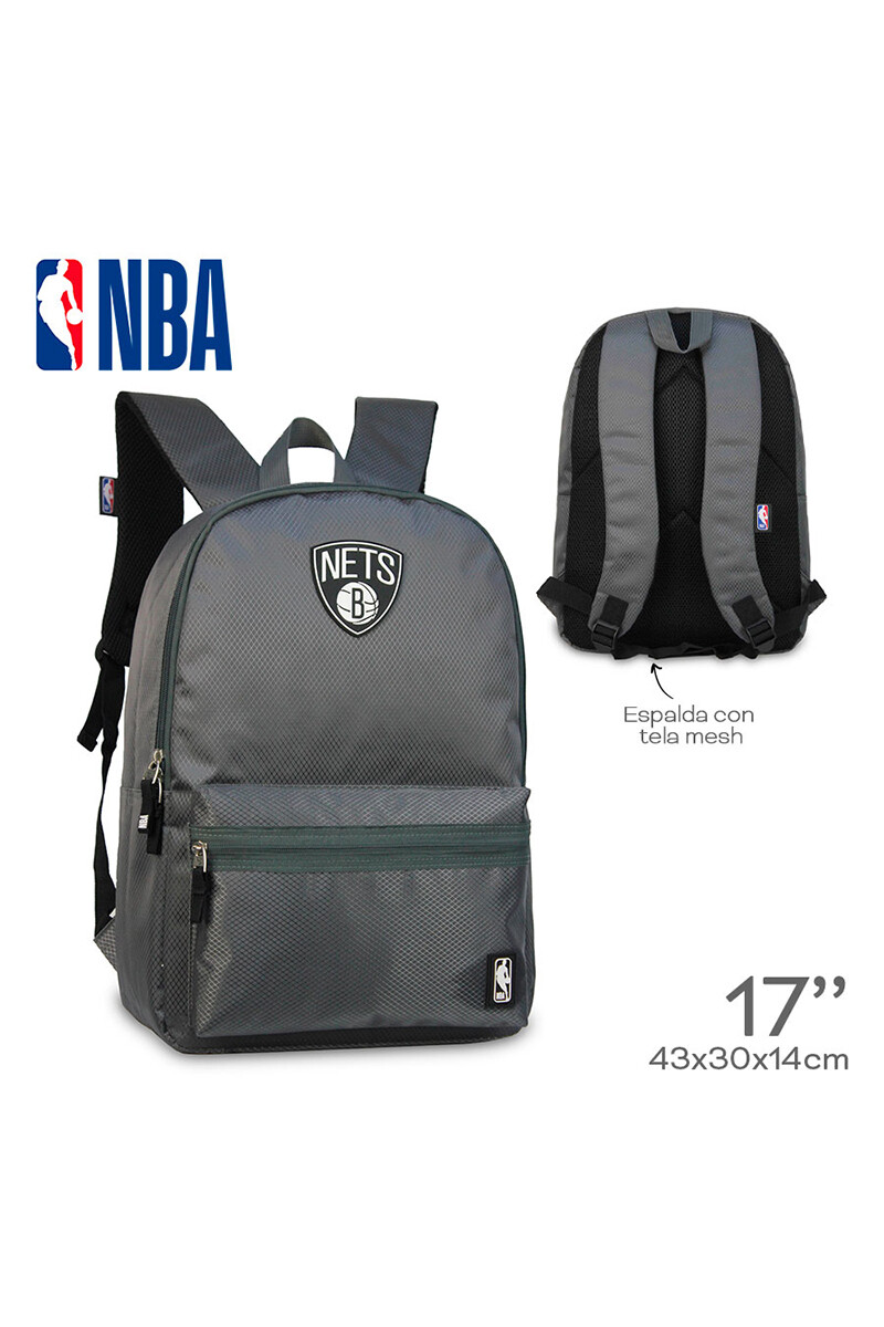 Mochila Nets NBA Gris