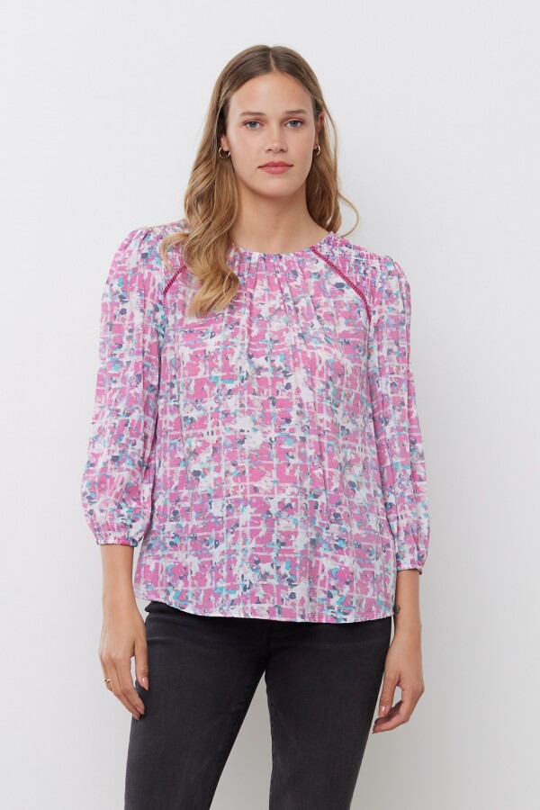 Blusa Abstract ROSA/MULTI