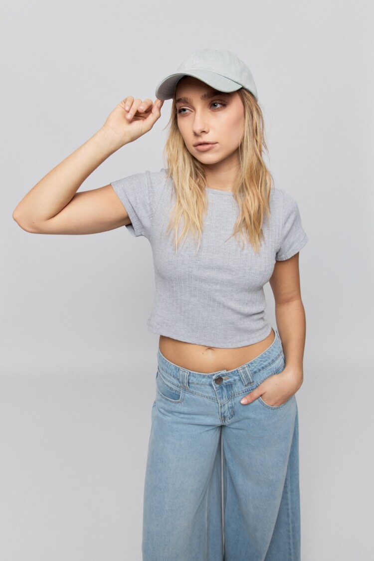 REMERA SESTIERE Gris Melange