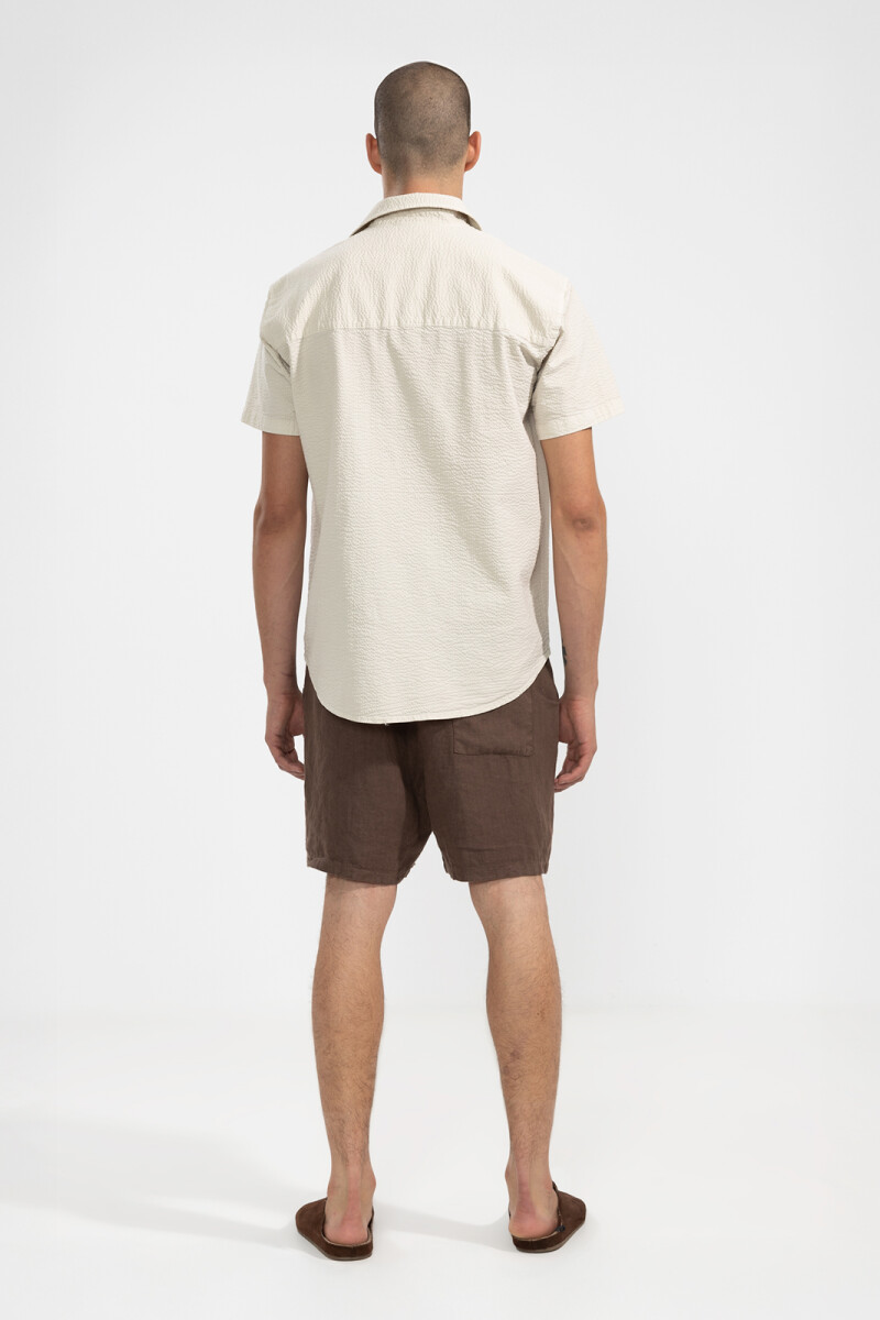 PREMIUM LINEN SHORTS Moccha
