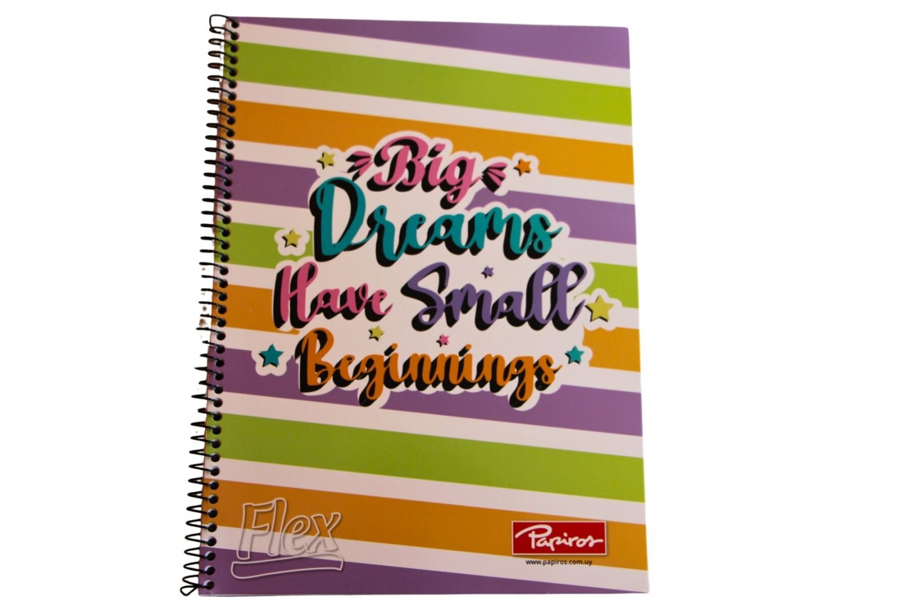 CUADERNOLA PAPIROS FLEX 70 HOJAS RAYADO - TAPA BIG DREAMS 