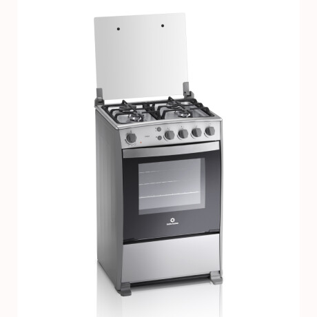 Cocina a Gas Indurama con Grill Eléctrico Modelo Viena Inox