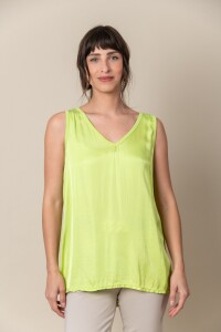 TOP AMIRA Verde Manzana