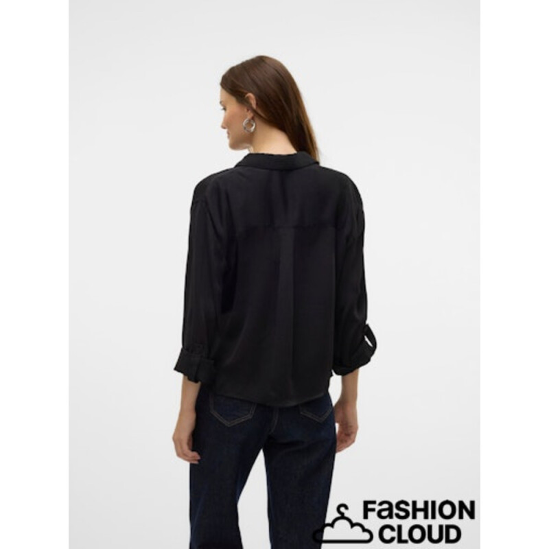 VMFABIANA LS SHIRT VMA NOOS BLACK