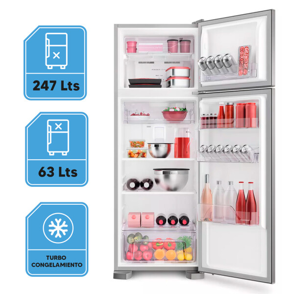 Heladera Electrolux Tf40 310l HELADERA ELECTROLUX TF40S INOX
