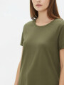 Remera Cordata Verde Oliva Oscuro