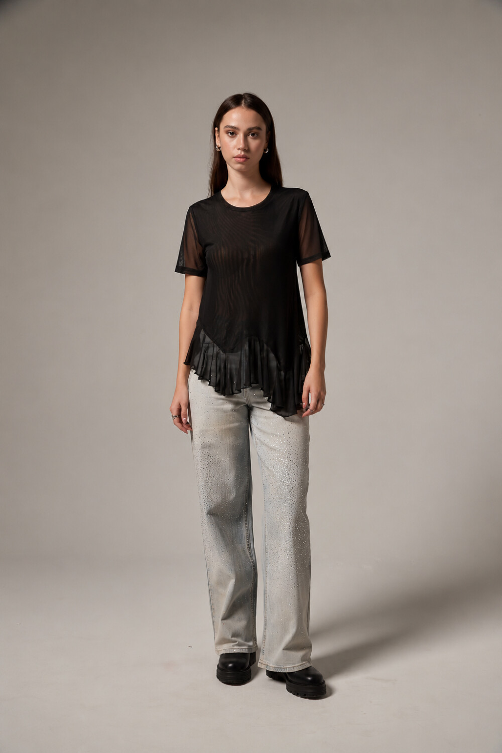 Remera Portia Negro