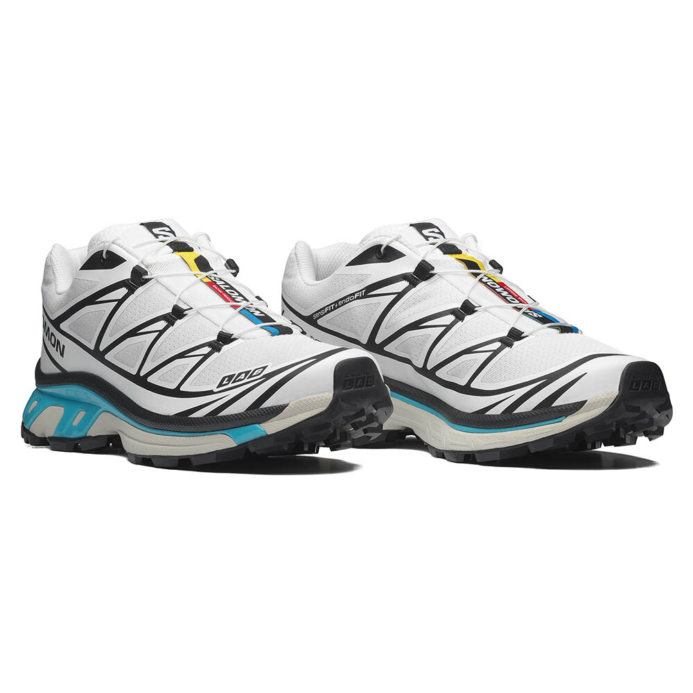 Zapatillas Salomon Xt-6 Unisex Black/White/Blue Curacao