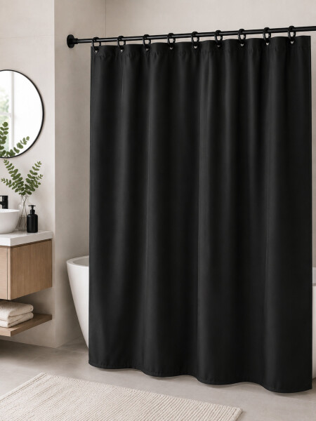 CORTINA PEVA NEGRO