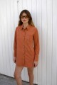 SOBRECAMISA PAMELA GAMUZA BRICK