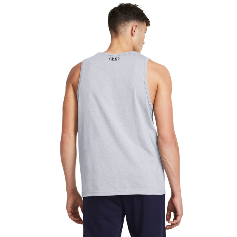 UA SPORTSTYLE LOGO TANK-BLU GRY-035